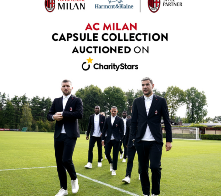 The new Harmont & Blaine capsule collection with AC Milan to be auctioned  on Charitystars in support of Fondazione Milan