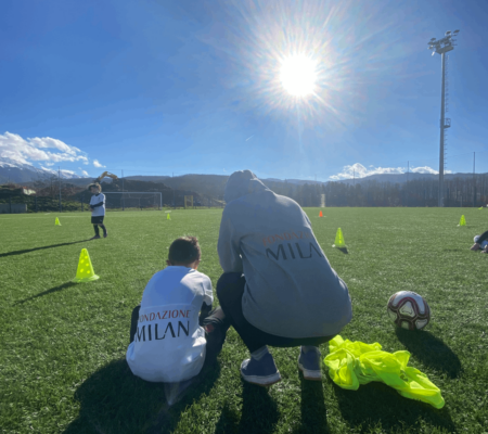 Amatrice: another sports camp together with Fondazione Milan