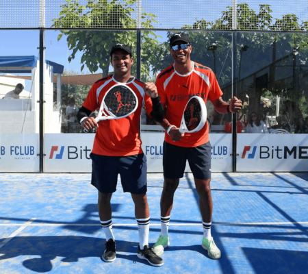 Dida and Serginho win the second edition of the “Padel Cup”